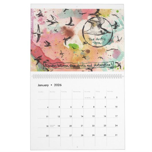 2024 Whimsical kunstkalender Kalender (Jan 2026)