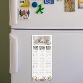 2024 Wild Flower Fotokalender Magnetische Kaart