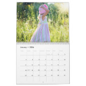 2024 Wildflower Foto Familienaam Kalender (Jan 2026)