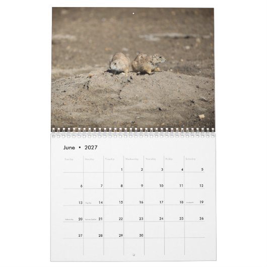 2024 Wildlife Calendar Kalender (Jun 2027)