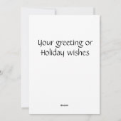 2024 Winter Wander Paard Feestdagenkaart (Achterkant)