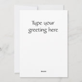 2024 Winter Wensen Paard Feestdagenkaart (Achterkant)