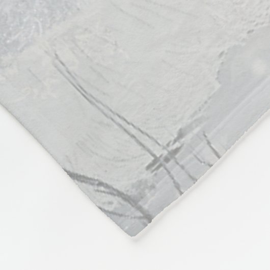 2024 Wintervakantie Fries Paard Fleece Deken (Hoek)