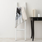 2024 Wintervakantie Fries Paard Sherpa Deken (In situ)