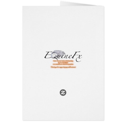 2024 Winterwensen Paard Kaart (Achterkant)