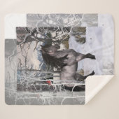 2024 Winterwensen Paard - kleur aanpassen Sherpa Deken (Voorkant (horizontaal))