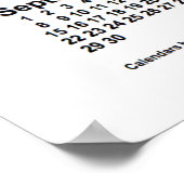 2024 Witte Kalender van Janz Print (Hoek)