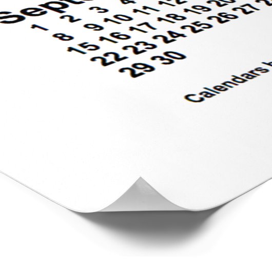 2024 Witte Kalender van Janz Print (Hoek)