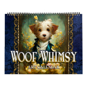 2024 Woof Whimsy Surreal Fantasy Hondenportretten Kalender