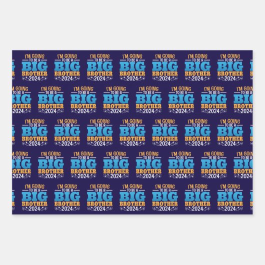 2024 wordt een Big Brother Inpakpapier Vel (Voorkant)