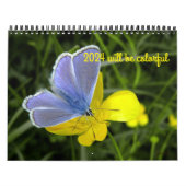 2024 wordt kleurrijke kalender (Hoes)