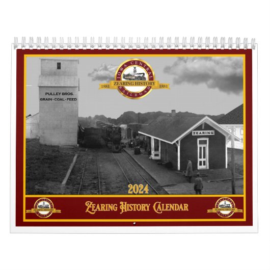 2024 Zearing Geschiedenis Kalender (Hoes)