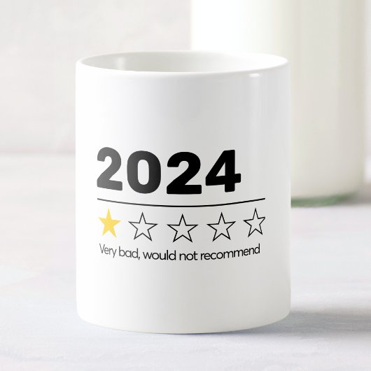 2024 Zeer slecht zou niet grappig aanraden Koffiemok