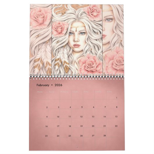 2024 Zindy Kunstkalender Kalender (Feb 2026)