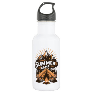 2024 Zomer Kamp Zomer Kamperen Vakantie Matching  Waterfles