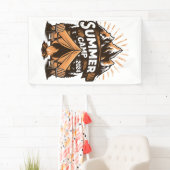 2024 Zomerkamp Zomer Camping Vakantie Matching Spandoek (Insitu)