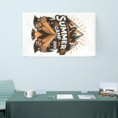 2024 Zomerkamp Zomer Camping Vakantie Matching Spandoek (Beurs)