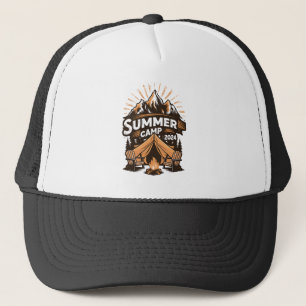 2024 Zomerkamp Zomer Camping Vakantie Matching Trucker Pet