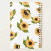 2024 Zonnebloem groen wekelijks maandelijks niet g Planner (Achterkant)