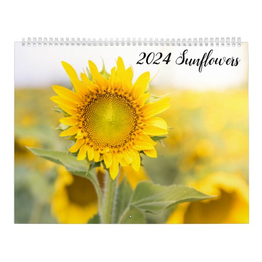 2024 Zonnebloemen Kalender (Hoes)