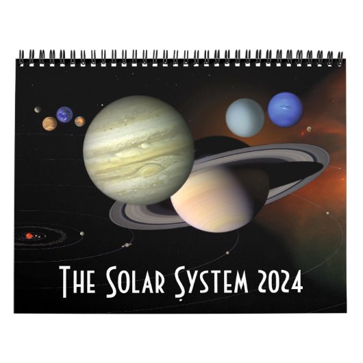 2024 Zonnestelsel Ruimte Astronomie Planeten Unive Kalender (Hoes)