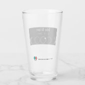 2024 Zonneverduistering Herdenkingsglas Glas (Achterkant)