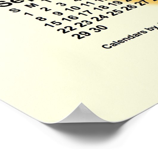 2024 Zonnige Dagen Kalender van Janz Poster (Hoek)