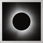 2024 Zonsverduistering - Corona Poster (Voorkant)