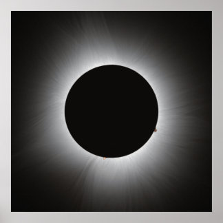 2024 Zonsverduistering - Corona Poster