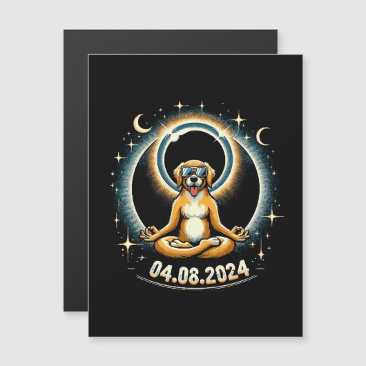 2024 Zonsverduistering Hond (Voorkant / Achterkant)