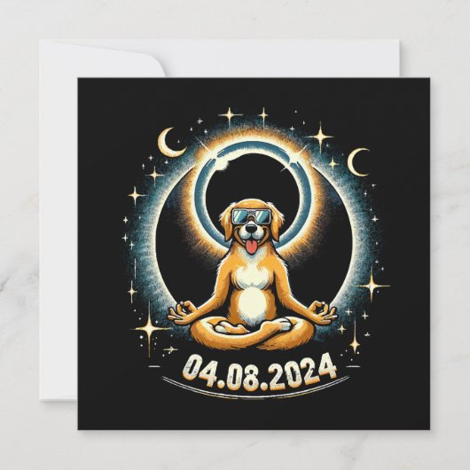 2024 Zonsverduistering Hond (Voorkant)