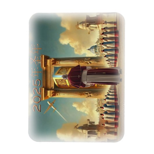 2025 年禧年,梵蒂岡,旅行 紀 念 品 禮 物 創 意 。 MAGNEET (Verticaal)
