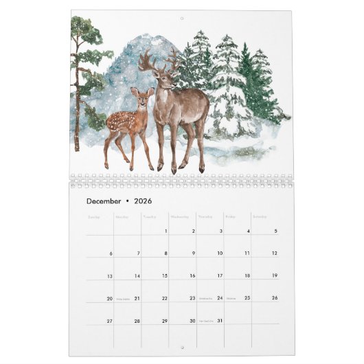 2025 12-maanden kalender – Stijlvol en functioneel (Dec 2026)