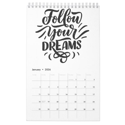 "2025 12-maands kalender - Stijlvol en functioneel (Jan 2026)