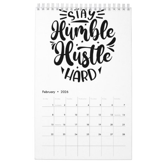 "2025 12-maands kalender - Stijlvol en functioneel (Feb 2026)