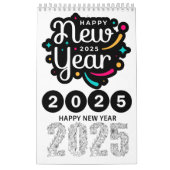 "2025 12-maands kalender - Stijlvol en functioneel (Hoes)