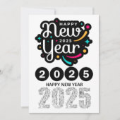 "2025 12-maands kalender - Stijlvol en functioneel Feestdagenkaart (Voorkant)