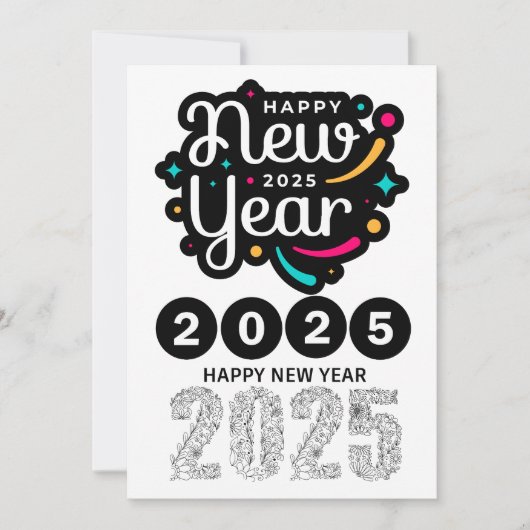 "2025 12-maands kalender - Stijlvol en functioneel Feestdagenkaart (Voorkant)