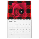 2025 12 van uw eigen fotokalender Buffalo Check Kalender (Feb 2027)