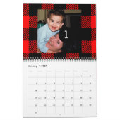 2025 12 van uw eigen fotokalender Buffalo Check Kalender (Jan 2027)