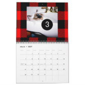 2025 12 van uw eigen fotokalender Buffalo Check Kalender (Mar 2027)