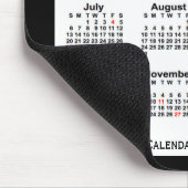 2025 2025 2010 20Tone Black Calendar van Janz Muismat (Hoek)