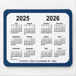 2025-2026 Politiebox Blauwe schoolagenda van Janz Muismat