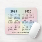 2025-2026 Rainbow Cloud School Agenda van Janz Muismat (Met muis)