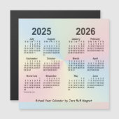 2025-2026 Schoolagenda voor de regenboog van Janz (Voorkant / Achterkant)