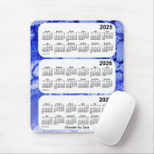 2025-2027 Blue Galaxy 3 Year Agenda van Janz Muismat (Met muis)