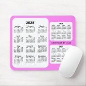 2025-2027 Violet 3 Year Agenda van Janz Muismat (Met muis)