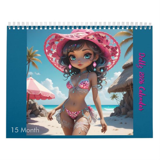 2025/26 Dollz 15 maanden Kalender (Hoes)