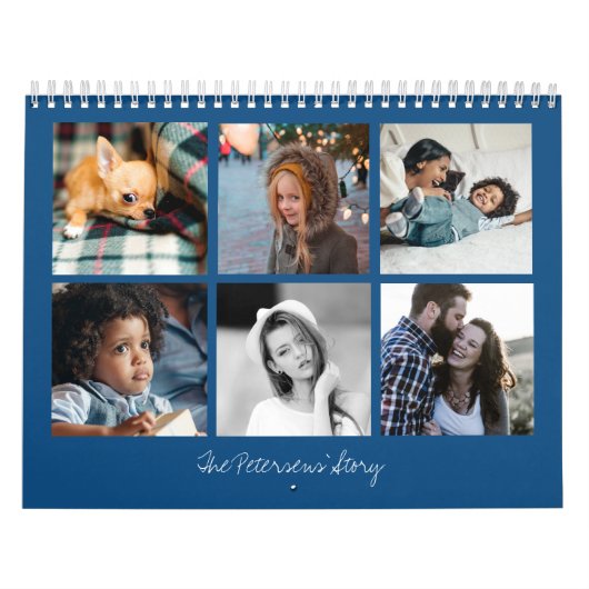 2025 aangepaste familiefoto's creëer van jezelf kalender (Hoes)