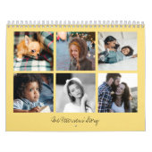 2025 aangepaste familiefoto's creëer van jezelf kalender (Hoes)